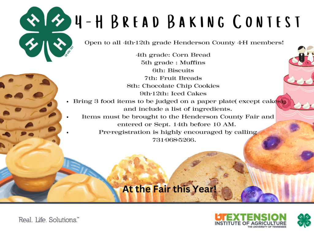 Information on Breadbaking Contest for the Fair