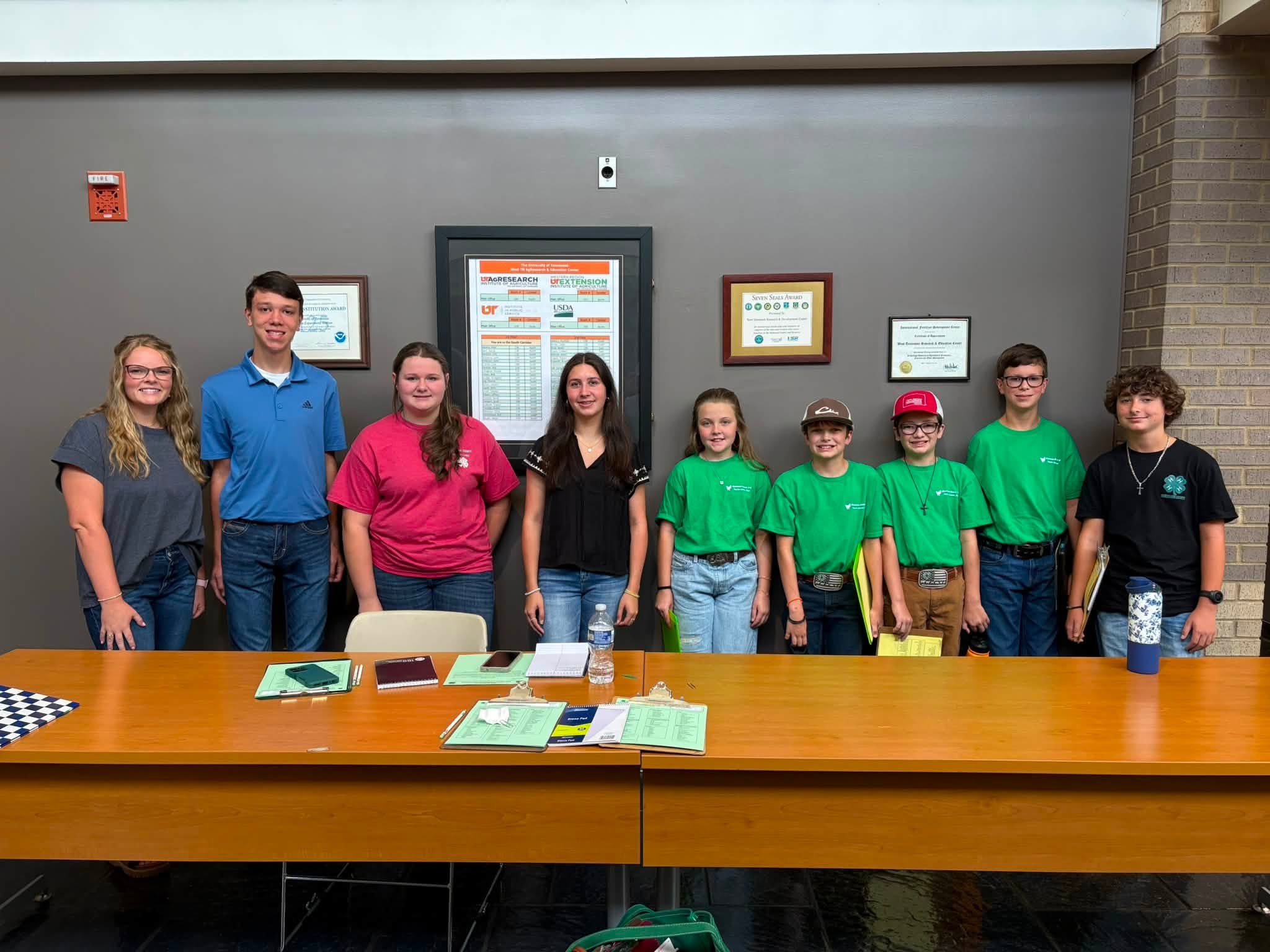 Two teams of students competed in the FCS skillathon contest.